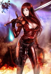 撞得个美女P